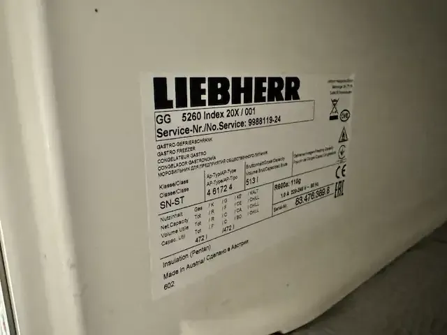 1 vriezer liebherr 461724 - afbeelding 4 van  5