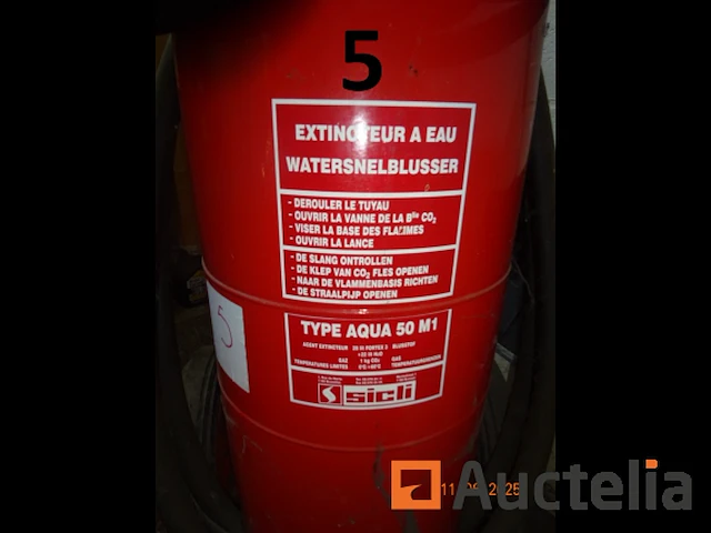 1 waterblusser op wielen, type aqua 50 m1 van het merk sicli - afbeelding 1 van  3