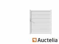 1 witte aluminium aosta poort 167 x 175