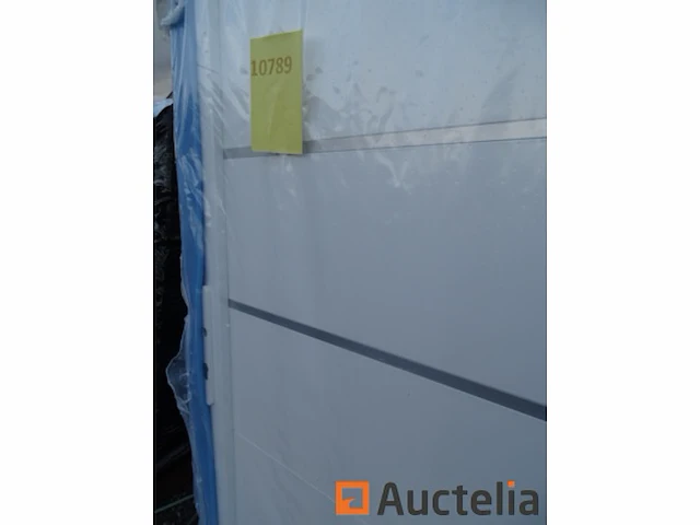 1 witte draaipoort aluminium aosta 167 x 175 - afbeelding 3 van  7