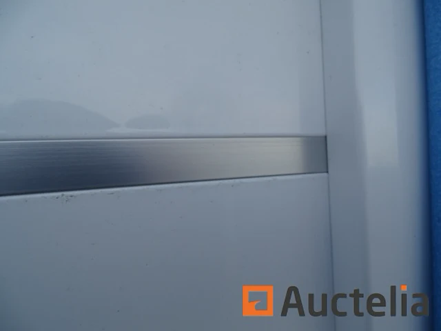 1 witte draaipoort aluminium aosta 167 x 175 - afbeelding 6 van  7