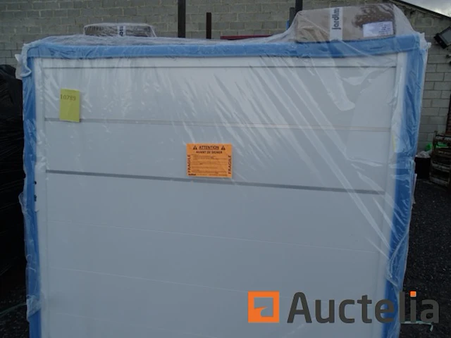 1 witte draaipoort aluminium aosta 167 x 175 - afbeelding 7 van  7