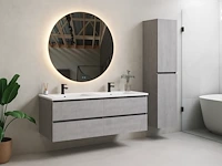 1 x 120cm badkamermeubelset - kleur: beton grijs - afbeelding 1 van  2