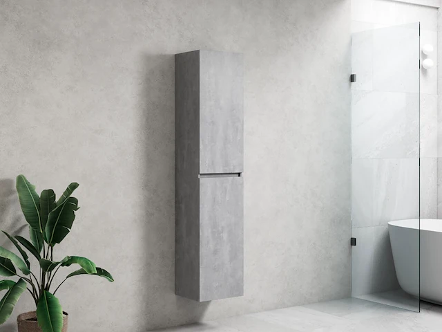1 x 160cm design kolomkast beton grijs - afbeelding 1 van  1