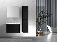 1 x 160cm design kolomkast mat zwart - afbeelding 2 van  2