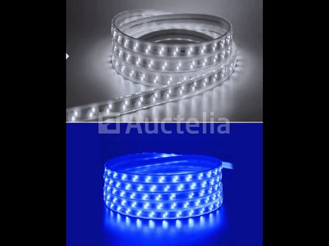 1 x 25m led strip – 10w/m – blauw & koel wit – ip65 waterdicht – smd 2835 - afbeelding 6 van  6