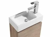 1 x 40cm toiletmeubel grey eik - como 40-02 - afbeelding 4 van  7