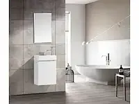 1 x 40cm toiletmeubel mat wit - como 40-03 - afbeelding 1 van  7
