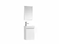 1 x 40cm toiletmeubel mat wit - como 40-03 - afbeelding 3 van  7
