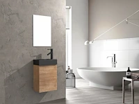 1 x 40cm toiletmeubel natural eik - riga-02 - afbeelding 1 van  2