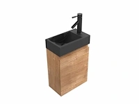 1 x 40cm toiletmeubel natural eik - riga-02 - afbeelding 2 van  2