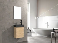 1 x 40cm toiletmeubel white eik - riga-01 - afbeelding 1 van  2