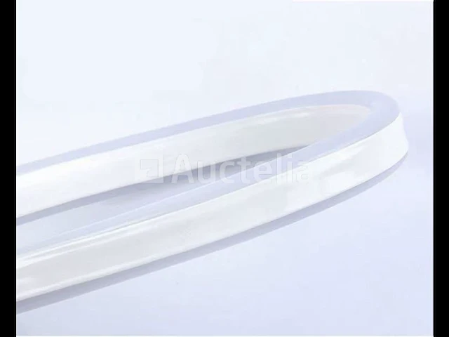 1 x 50 meter neon led strip - groen - waterdicht - dubbelzijdig - 8w/m - afbeelding 1 van  5