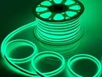 1 x 50 meter neon led strip - groen - waterdicht - dubbelzijdig - 8w/m