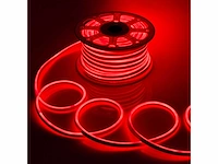 1 x 50 meter neon led strip rood -8w/m - waterdicht ip65 - afbeelding 1 van  4