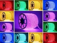 1 x 50 meter waterdichte led-strip - rgb multicolor - afbeelding 1 van  4