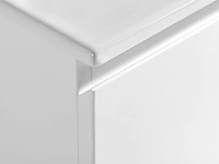1 x 60cm badkamermeubelset mdf - kleur: mat wit - afbeelding 5 van  6
