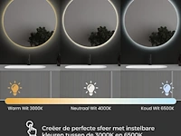 1 x 80cm badkamermeubelset - kleur: grey eik - afbeelding 4 van  4