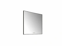 1 x 80cm led spiegel met zwart frame - afbeelding 1 van  8