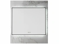 1 x 80cm led spiegel met zwart frame - afbeelding 2 van  8
