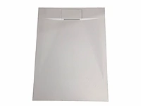 1 x 90x120cm smc douchebak - wit