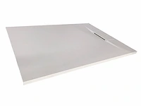 1 x 90x140cm smc douchebak - wit - afbeelding 3 van  7