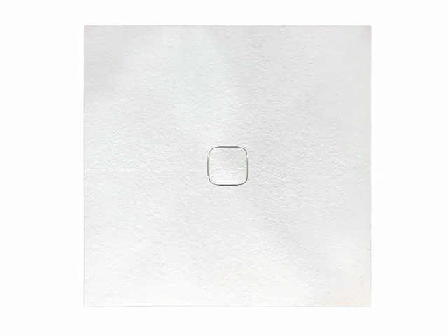 1 x 90x90cm marbryl douchebak - traverta wit - afbeelding 1 van  2