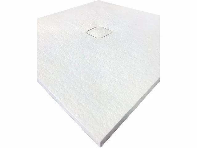 1 x 90x90cm marbryl douchebak - traverta wit - afbeelding 2 van  2