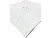 1 x 90x90cm marbryl douchebak - traverta wit - afbeelding 2 van  2