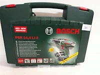 1 x accu-boor-schroevendraaier 14,4 v psr14.4 li 2 accu's 1,5ah lader 1 uur - afbeelding 1 van  3