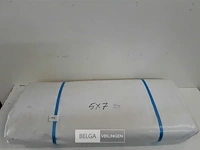 1 x afdekzeil met ogen waterdicht wit 5x7m - afbeelding 1 van  3