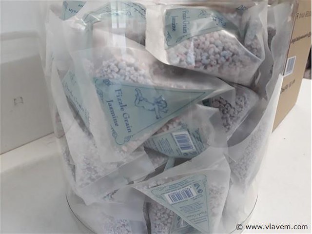 1 x badpoeder 50 x 20 gram jasmine geur - afbeelding 2 van  2