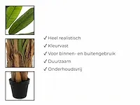 1 x bananenboom - kunstplant - 200 cm - afbeelding 6 van  6