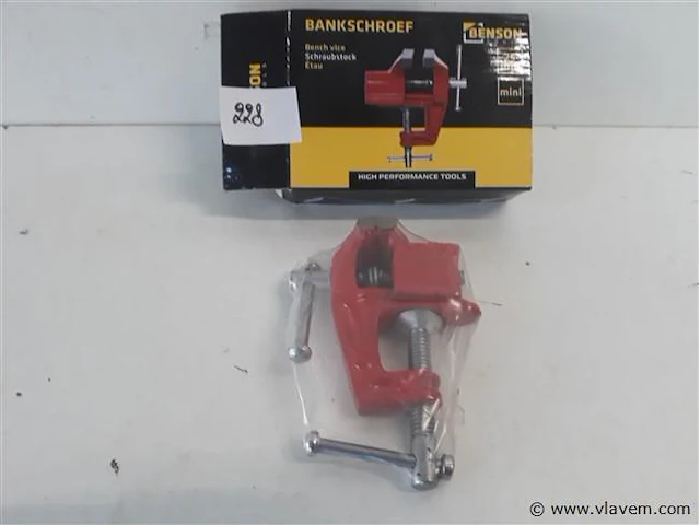 1 x bankvijs 25 mm met tafelklem - afbeelding 2 van  2