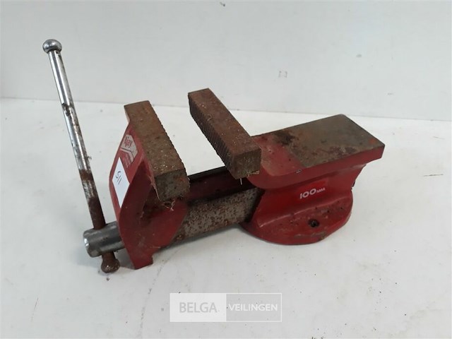 1 x bankvijs staal bekken 100 mm - afbeelding 3 van  3