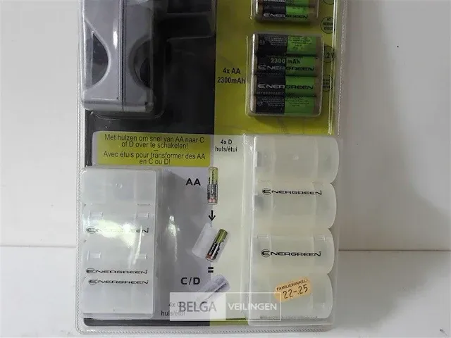 1 x batterijlader voor aaa-aa met verloophulzen kwaliteit batterijen niet gekend - afbeelding 2 van  2