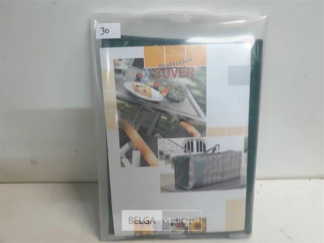 1 x beschermhoes 4 tuinkussens 125x32x50 cm - afbeelding 1 van  3
