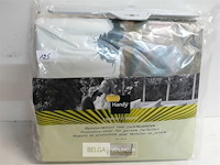 1 x beschermhoes tuinset rond 165x90 cm - afbeelding 1 van  3