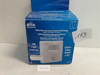 1 x bewegingsmelder infrarood wit inbouw - afbeelding 1 van  3