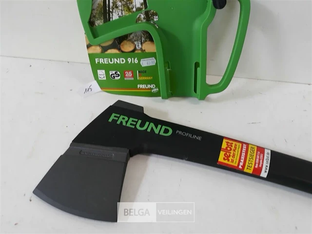 1 x bijl 1,9 kg steel 73 cm pvc steel gesmede blok - afbeelding 3 van  3
