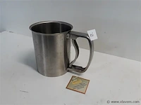 1 x bloemzeef inox 13 cm - afbeelding 1 van  2