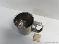 1 x bloemzeef inox 13 cm - afbeelding 2 van  2