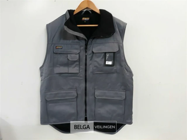 1 x bodywarmer grijs blaklader xxl - afbeelding 2 van  3