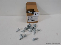 1 x boorschroef zeskant 6,3x19 mm 100 stuks