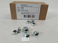 1 x borgmoeren m 6 200 stuks met nylon ring - afbeelding 3 van  3