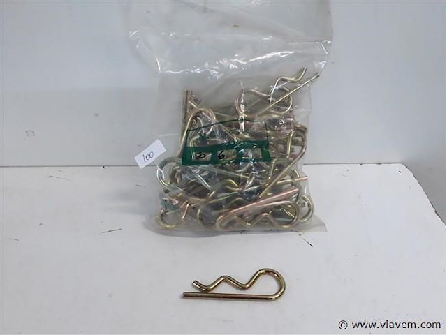 1 x borgveer 50 stuks r-model 6mm - afbeelding 1 van  2