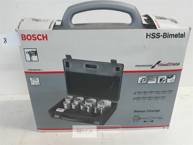 1 x bosch gatenzagen 11 d + sds clic adaptor - afbeelding 1 van  4