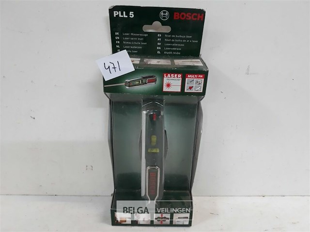 1 x bosch lazer waterpas pll5 - afbeelding 1 van  3