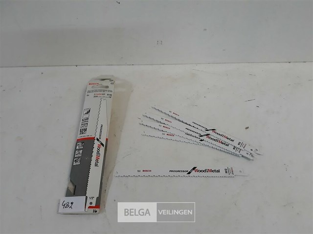 1 x bosch vervangblad reciprozaag 5 stuks - afbeelding 1 van  3
