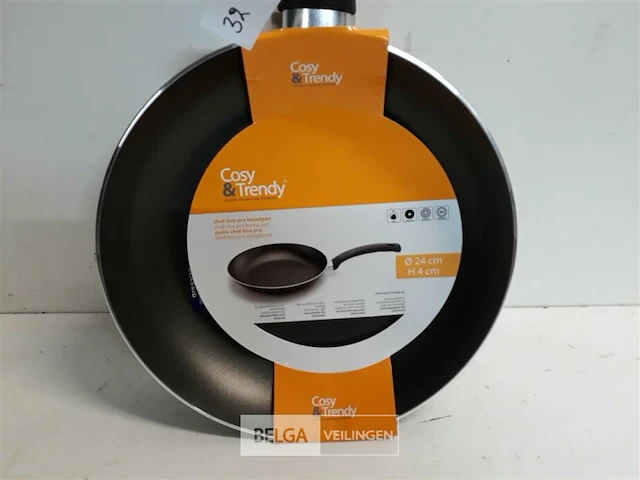 1 x braadpan 24 cm anti-aanbak - afbeelding 3 van  3